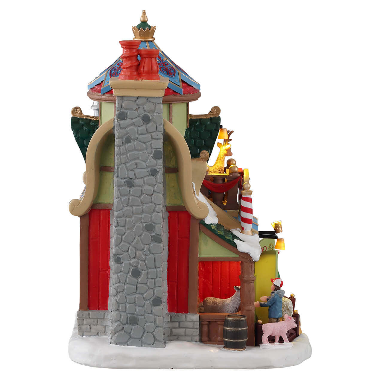 LEMAX Santa's Petting Zoo, Battery Operated (4.5V) #15792